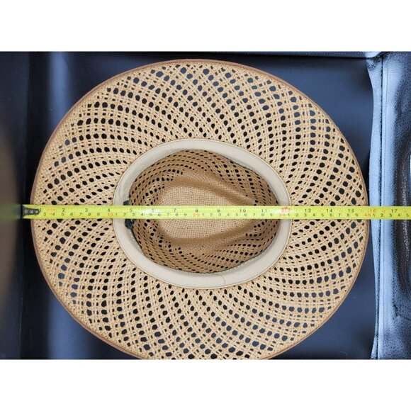 Olive and PIque Adjustable STRAW hat